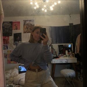 brandy melville blue long sleeve